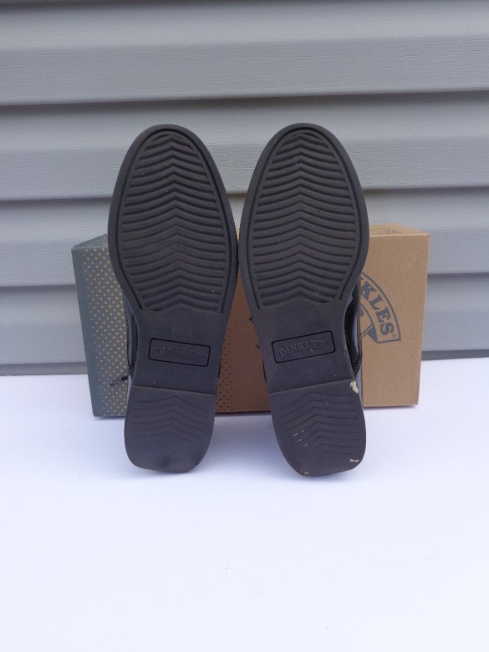 Dinkles Unisex Marching Band Shoes Black Faux Patent Size Men's 10 Women's 12 - Picture 10 of 11